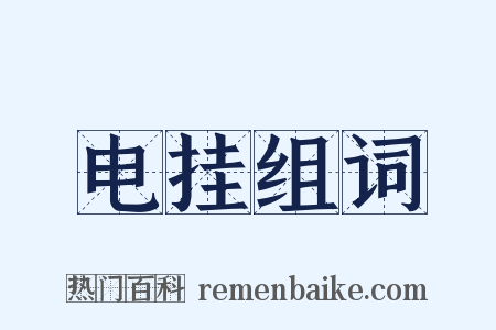电挂组词是什么意思的图片